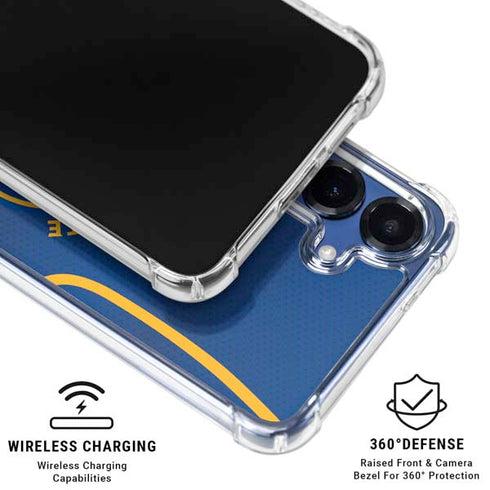 NBA Golden State Warriors Jersey Galaxy S25 Clear Case